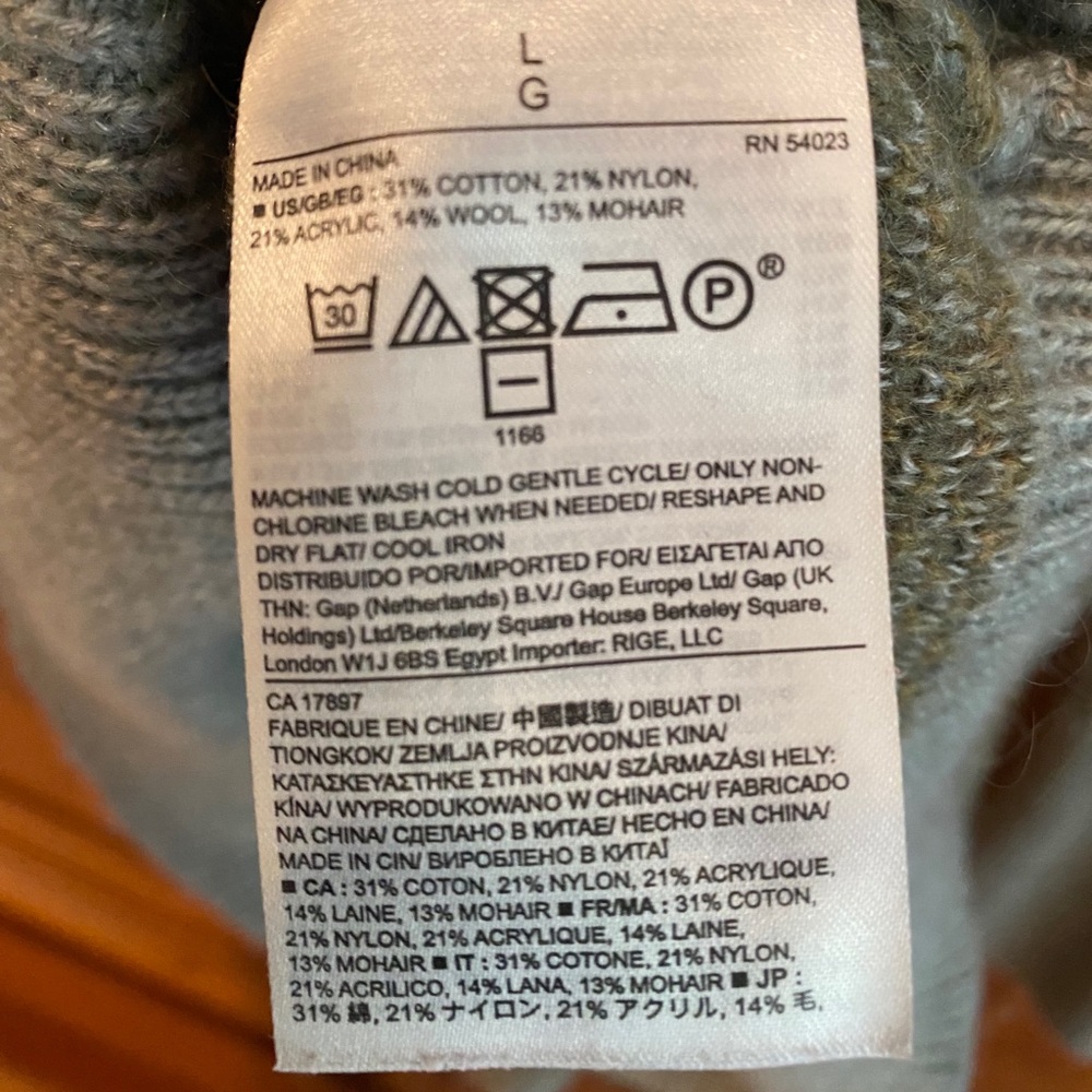 Banana Republic Camo Sweater View 4